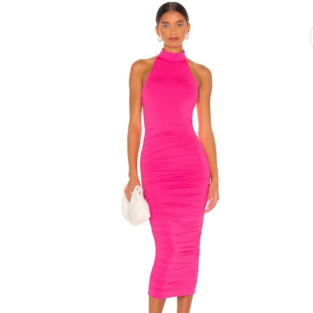 SUPERDOWN Mallory High Neck Dress